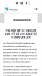 Mobile Screenshot of geminicollegeridderkerk.nl